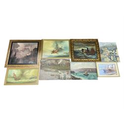 Collection of oil paintings, artists including Rudolf Helmut Sauter, Antonio Vidal Rolland...