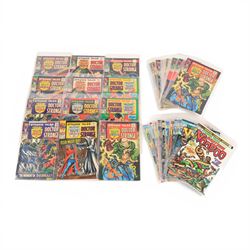 Forty-three Marvel Silver and Bronze Age 'Strange Tales' comic books, spanning years 1966-...