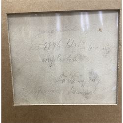 Johan Barthold Jongkind (Dutch 1819-1891): Unloading on the Shore 'Antwerp', watercolour signed, inscribed verso 20cm x 26.5cm