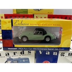 Twenty Lledo Vanguards die-cast models, mostly 1:43 scale including four 1950's - 1960's Classic Commercial Vehicles, seven Limited Editon, three Special Limited Editon, three Exclusive Members Diecast Models and three others (20)