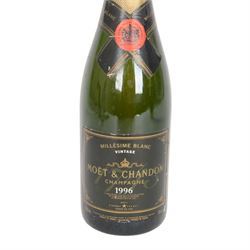 Prince Laurent Brut Spumante Classico Riserva Rara 0.75lt, 12% vol and Moet & Chandon 1996 champagne, 750ml 12.5%