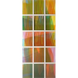 Gillian Ross Kelsey (British 1935-2025): 'Shadows', acrylic ink signed and titled in penci...