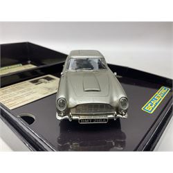 James Bond 007 limited edition Scalextric Goldfinger box set of Aston Martin DB5 slot car from The Classic Collection, no. 3502/6500, with certificate card