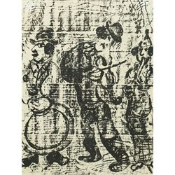 Marc Chagall (French 1887-1985): 'The Musicians', lithograph pub. 1963 32cm x 24.5cm 