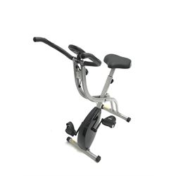 Roger Black Fitness - foldable exercise bike with display screen