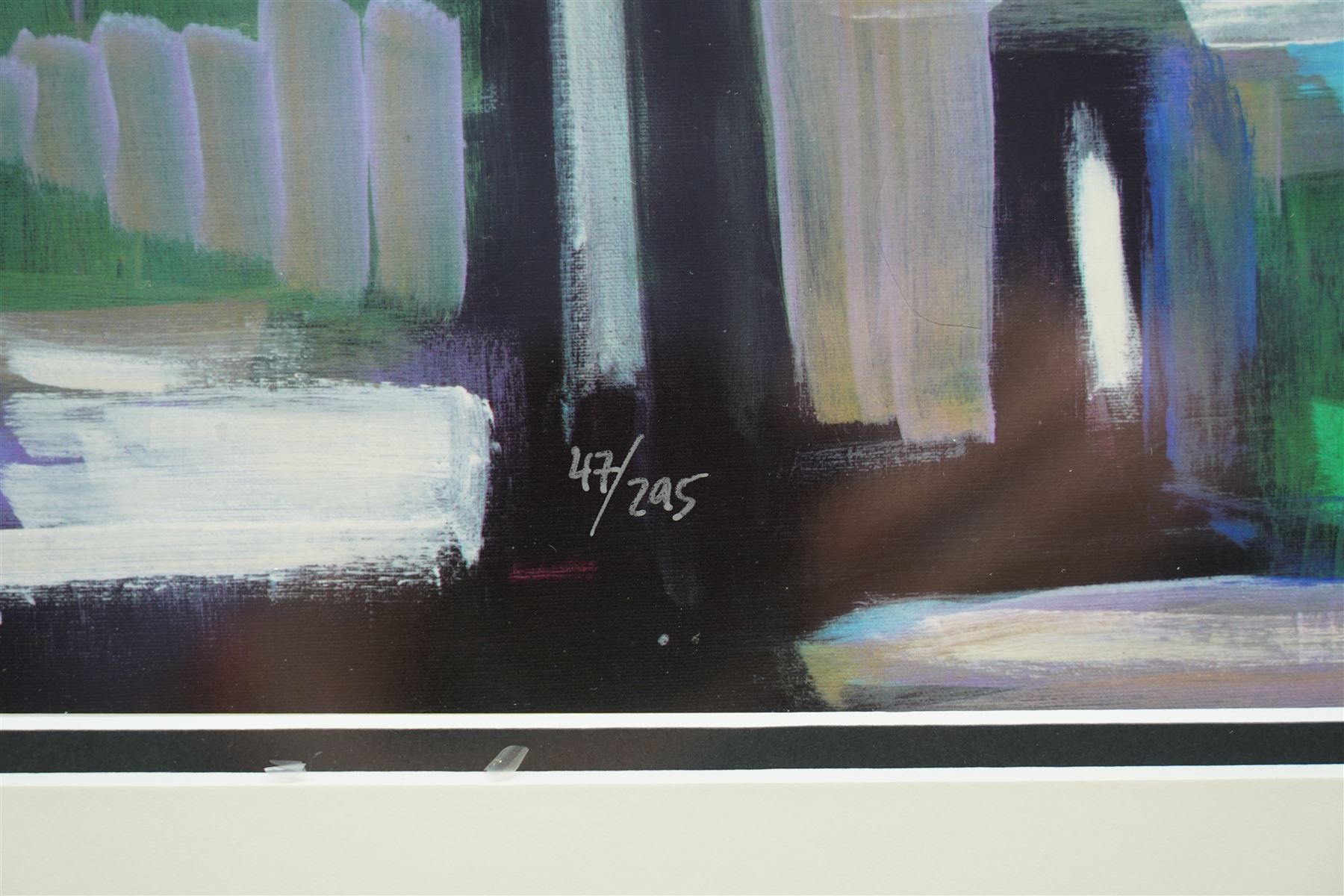 Billy Dee Williams (American 1937-): 'At the Club', limited edition colour lithograph signed and numbered 47/295, 37cm x 50cm 