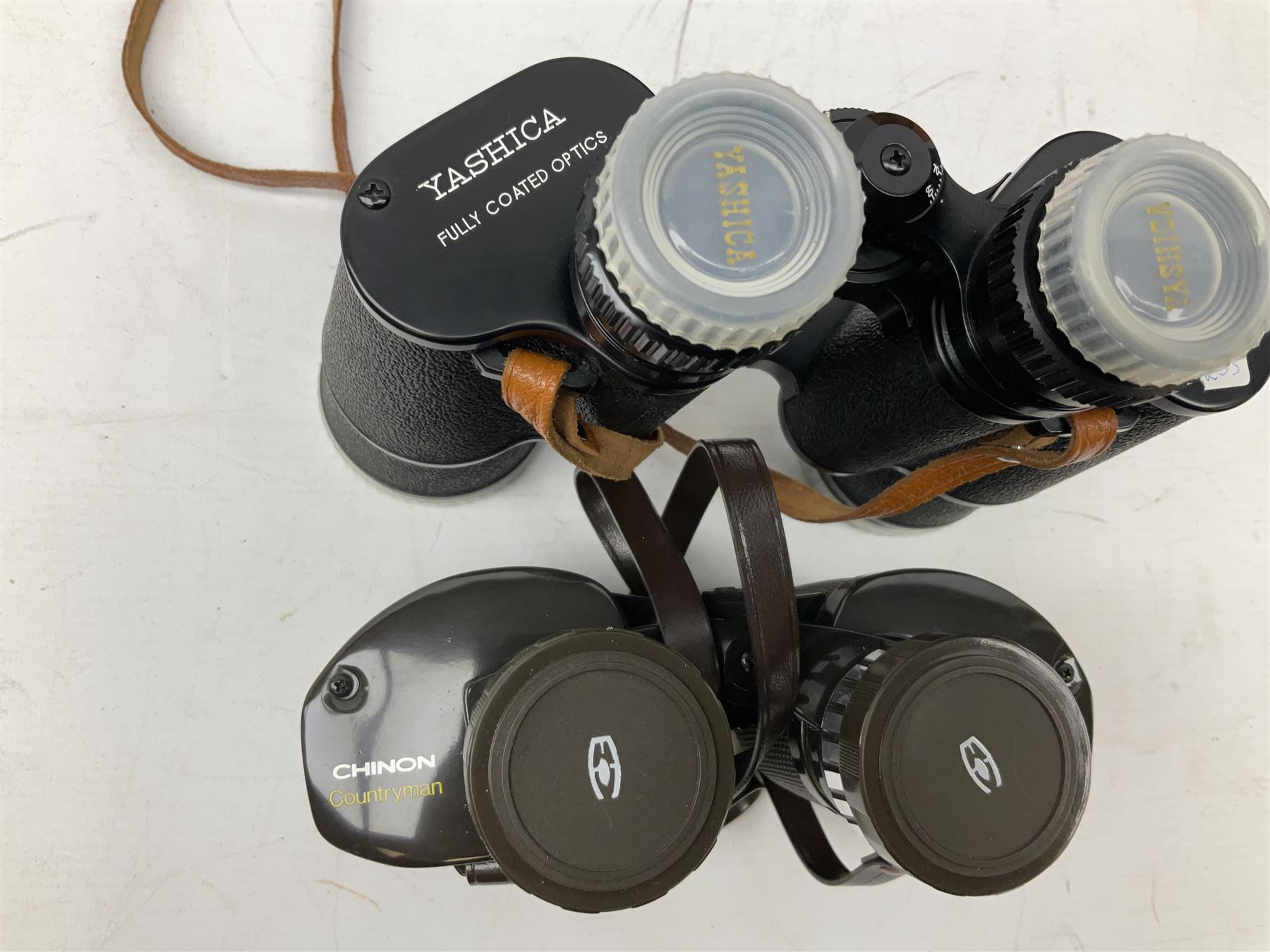 Six cased pairs of binoculars, to include Mirador 10x40, Chinon Countryman 7x35, Yashica 10x50, Yashica 8x40 etc