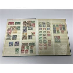 Great British, Commonwealth and World stamps, including South Africa, Malta, Falkland Islands, Gambia, Hong Kong, Grenada, Nyasaland, Somaliland, Antigua etc, housed in six albums or stockbooks