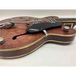 1968 American Gretsch Streamliner semi-acoustic guitar, serial no.89179; L108cm; in original case