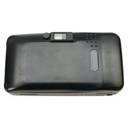 Olympus MJU Zoom 115 all weather compact camera serial no. 5555309, in soft shell case with instructions, together with an Olympus MJU 740 all weather digital camera serial no. C53508094, boxed with instructions and a Sony Handycam DCR HC24 serial no. 1251456, in soft case with instructions 