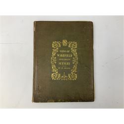 Kilby Rev. Thomas: Scenery in the Vicinity of Wakefield 1843, illustrated with engraves plates, decorative green cloth/ gilt binding with all edges gilt