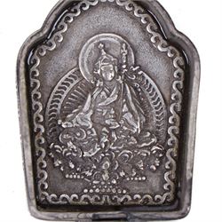 Pair of Tibetan prayer boxes, H5cm