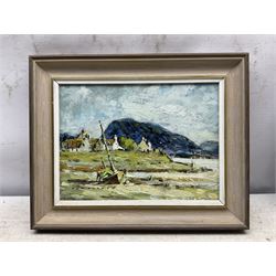 Tom Oldham (British 1928-2019): 'Plockton' and 'Wast Water - Sail Club', two oils on board signed, titled verso max 24cm x 29cm (2)