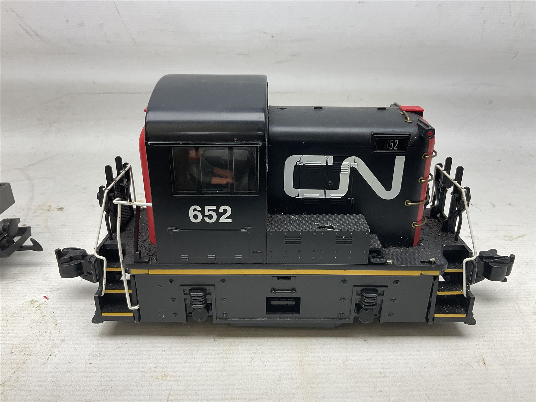 LGB (Lehmann Gross Bahn) G scale, gauge 1 0-4-0  diesel shunter and similar Switcher, both unboxed