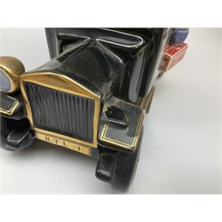 Ringtons novelty teapots, comprising the Ringtons Delivery Van teapot, and the Tea Merchant teapot, both with boxes and certificates of ownership.