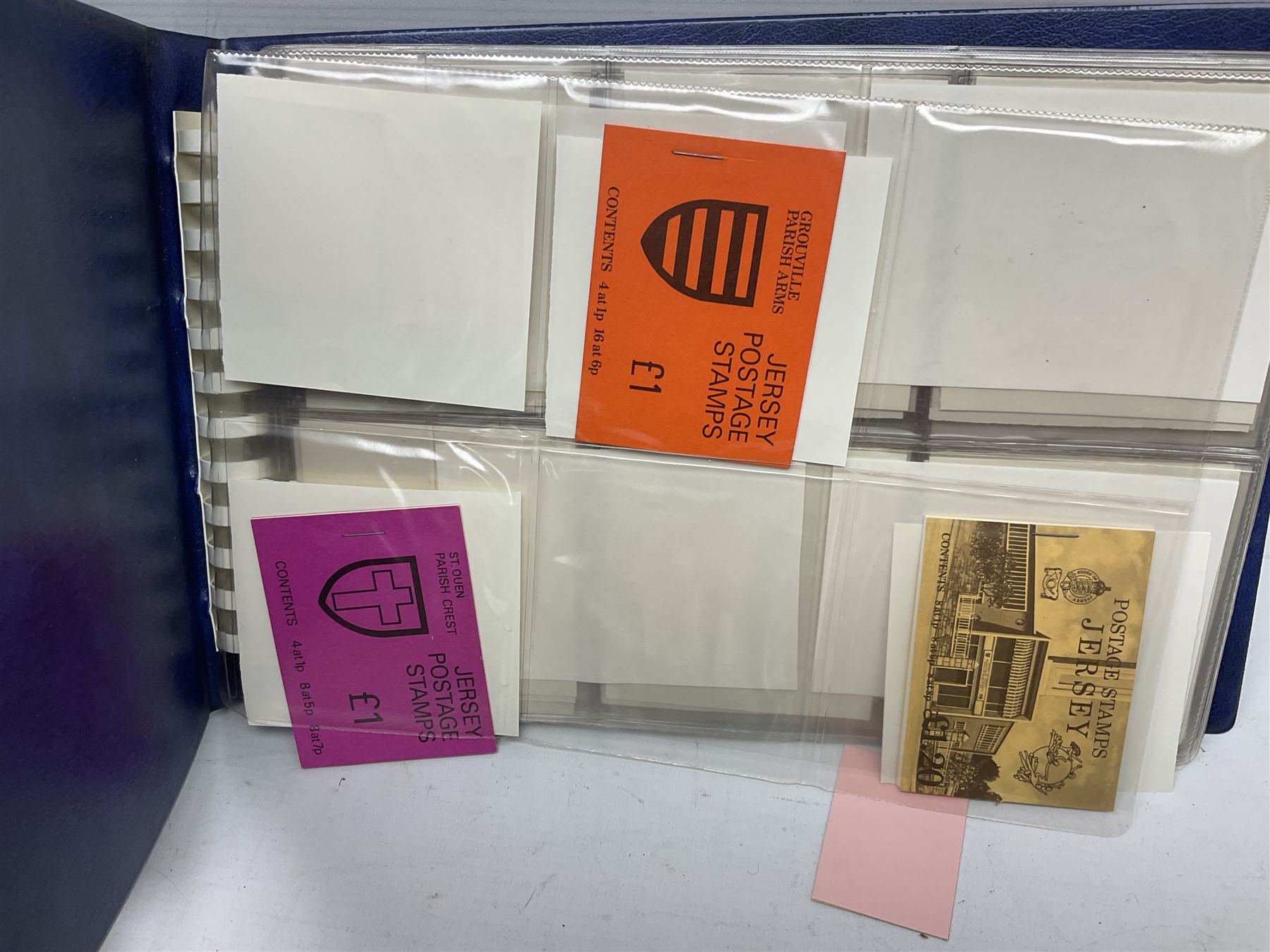 Various empty albums and folders, World stamps including Afghanistan, Bulgaria, Chile, Cuba, Czechoslovakia, British Antarctic Territory, Peru etc, in one box