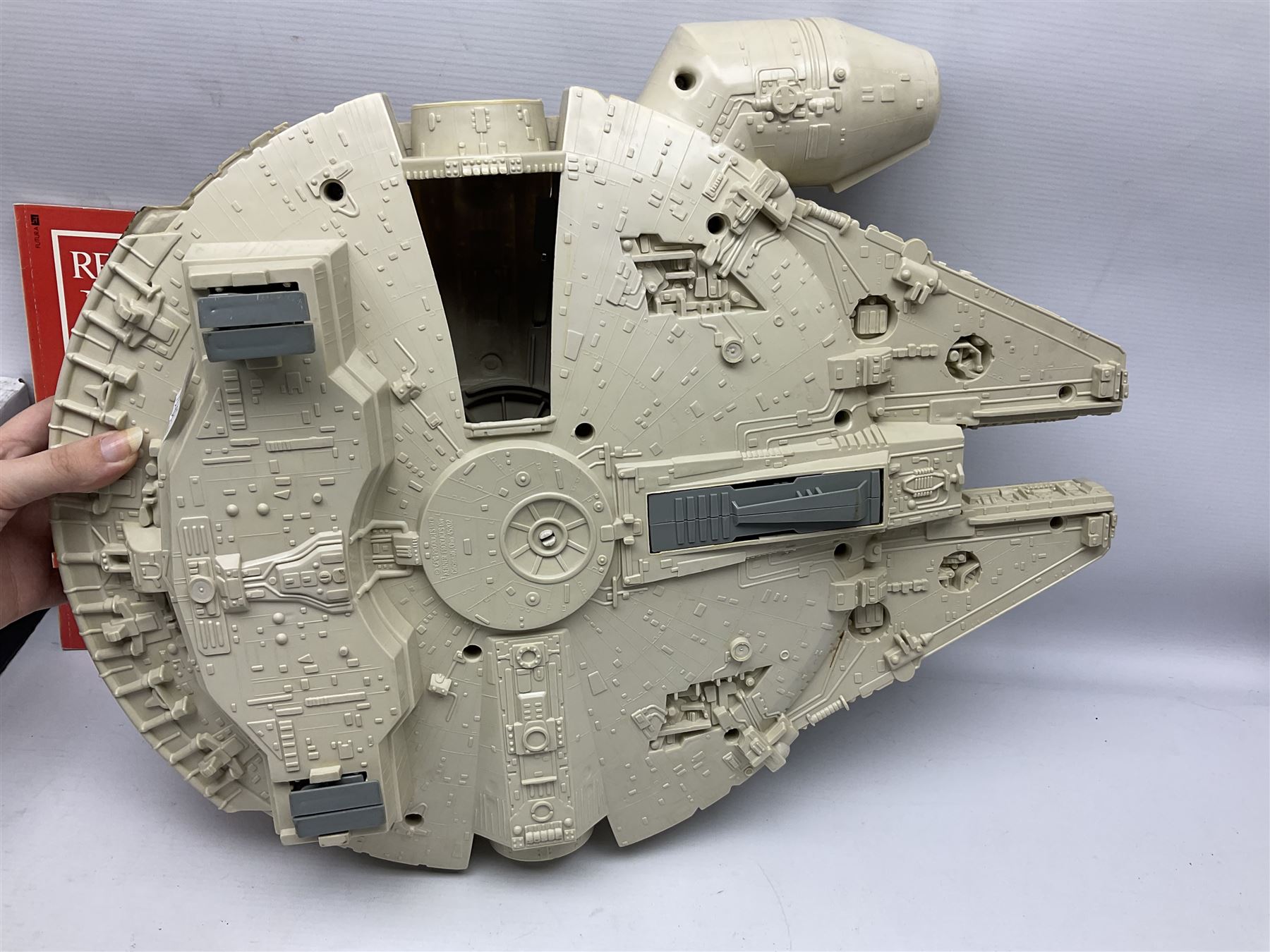Star wars - Kenner Millenium Falcon spaceship with De Agostini boxed smaller model; X-Wing Fighter; and three story books on the original trilogy of films; together with other TV/Film related spacecraft; Mamod steam roller; assorted unboxed and playworn die-cast models etc