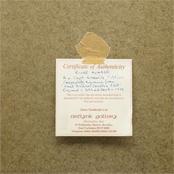 Captain Greenville (Greenvile) Collins (British 1643-1694): 'The River Humber', late 17th century engraved map or sea chart with hand-colouring showing Hull and coasts of Yorkshire and Lincolnshire pub. c1693, 45cm x 56cm
Notes: Collins was a hydrographer and officer of the Royal Navy, commissioned by King Charles II in 1676 and appointed by Samuel Pepys to chart the coasts of Great Britain.