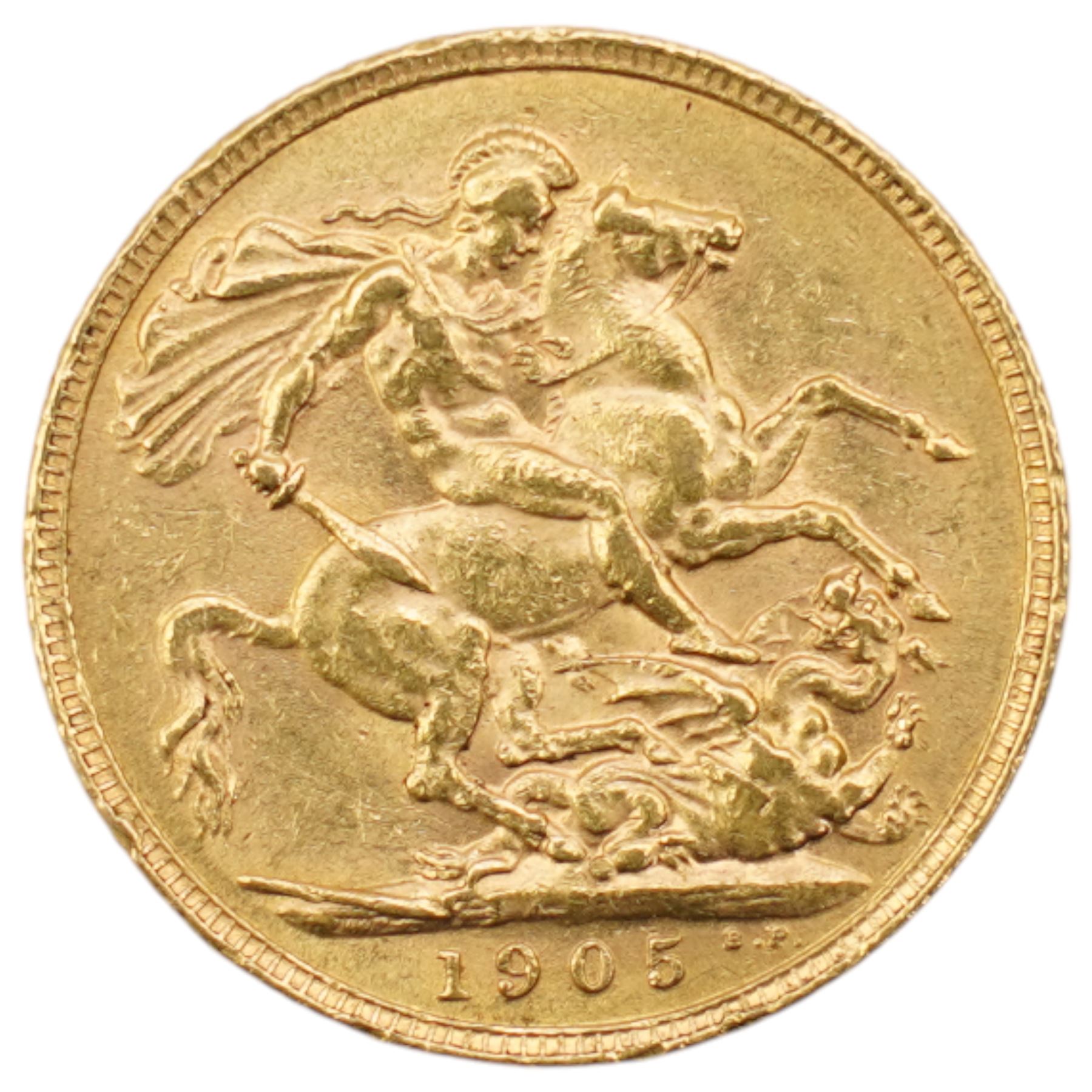 King Edward VII 1905 gold full sovereign coin