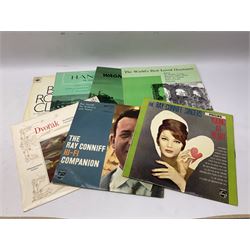 Large collection of records to include Ray Conniff, Frank lane, Rosemary Clooney, in four boxes 
