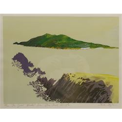 Steven Doyle (Irish Contemporary): 'The Great Basket from Slea Head Dingle', screenprint signed titled and numbered 54/100 in pencil 30cm x 40cm; David Wary (Contemporary): 'Beato', coloured aquatint signed titled and numbered 7/10 in pencil 28cm x 28cm (unframed) (2)