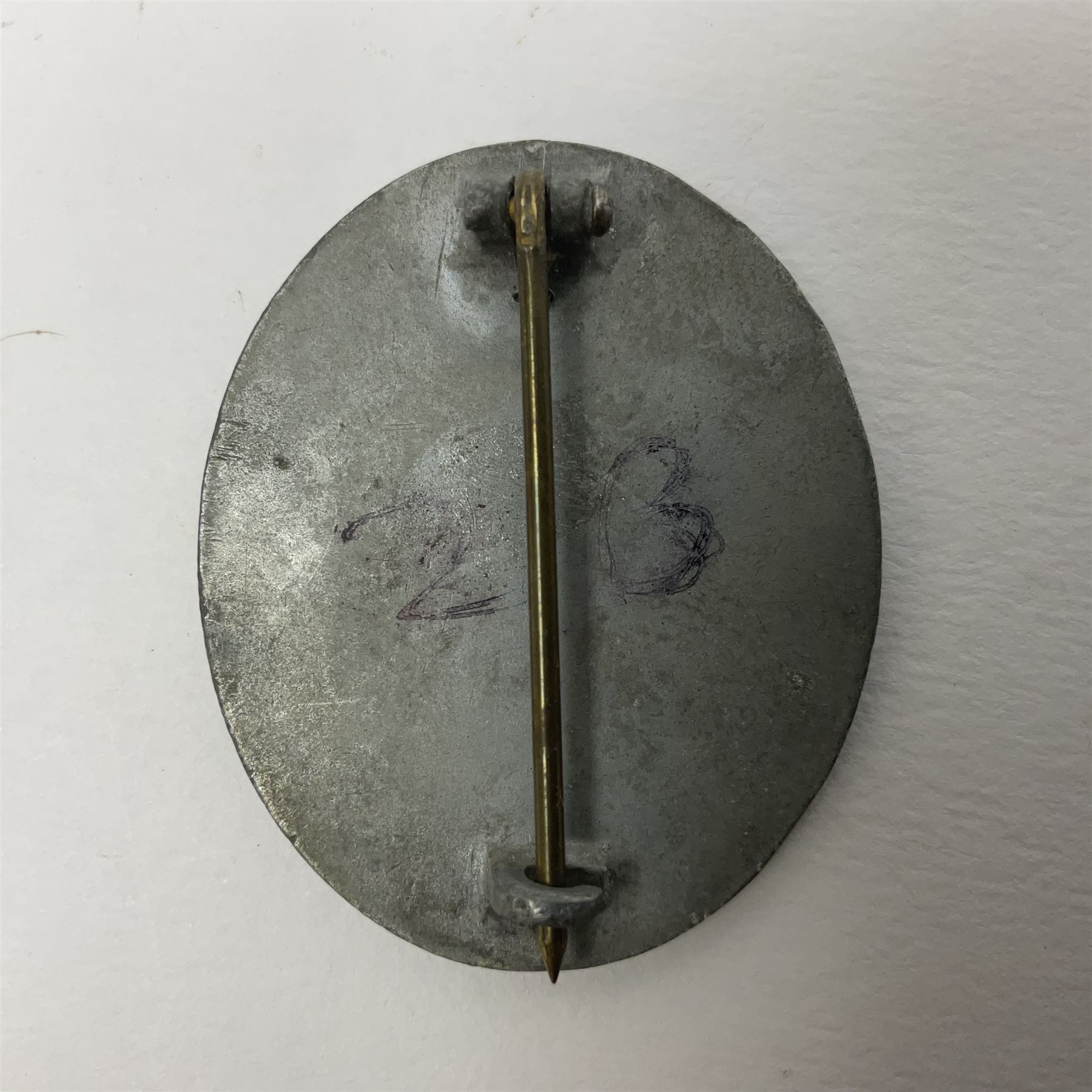 Three WW2 German wound badges - two 'silver' and one bronze with traces of silvering (3)