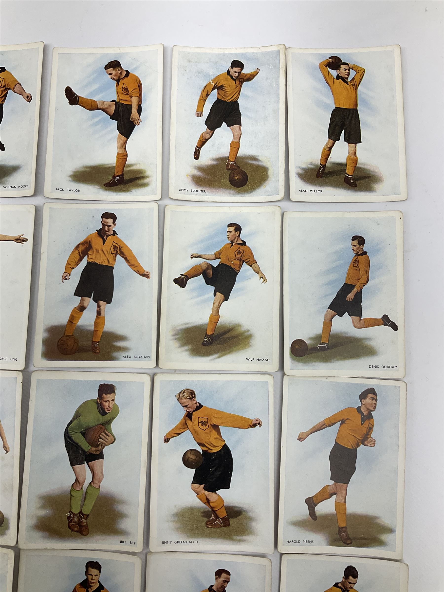 Football - Hull City - set of twenty trade cards 1950s including Raich Carter, Bill Bly etc