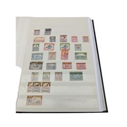 World Stamps including Seychelles, Southern Rhodesia, Sudan, Cyprus, Bermuda, Queen Victoria Canada, King Edward VII Straits Settlements etc, mixture of mint and used values, housed in a black stockbook