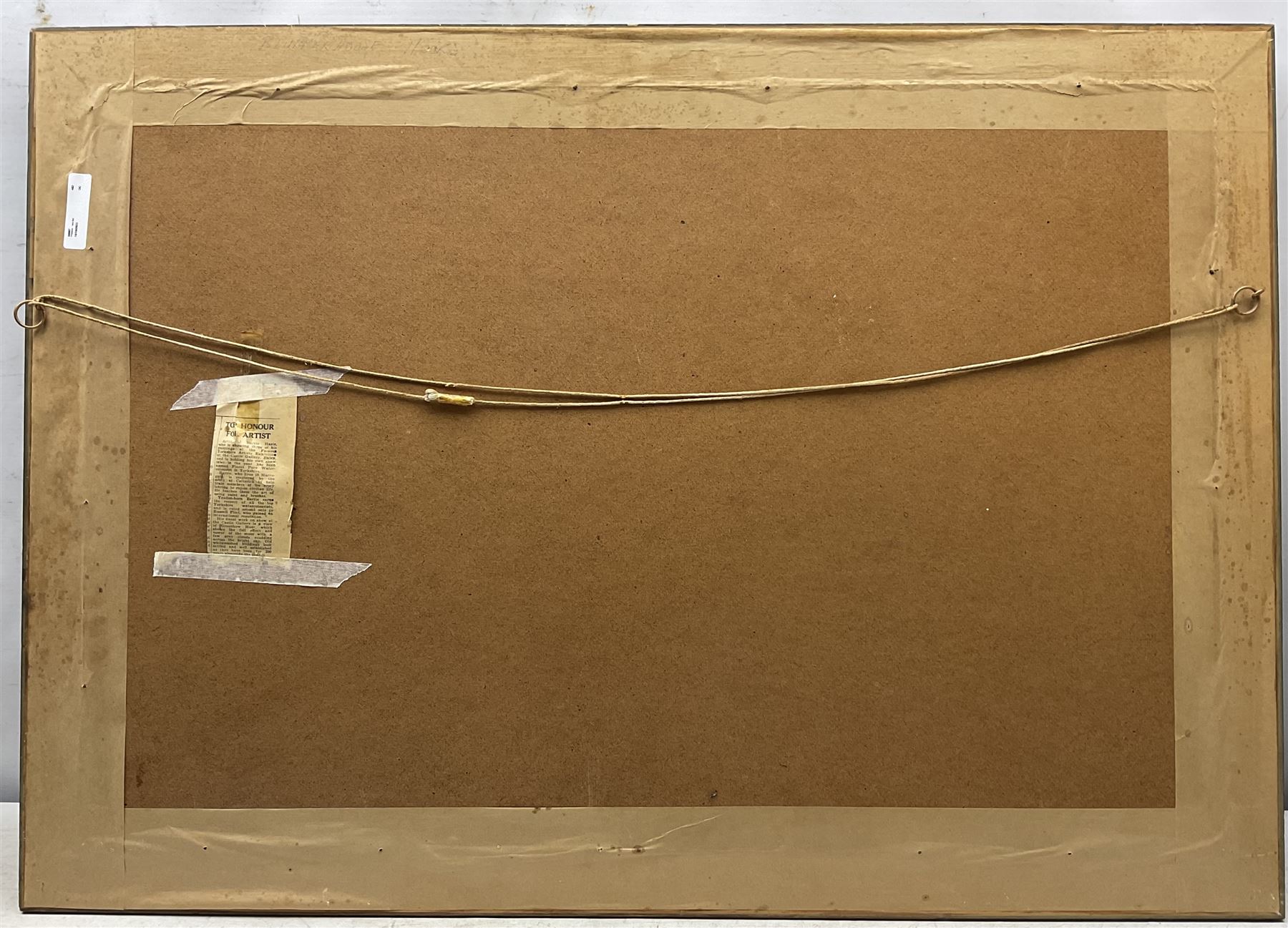 John Barrie Haste (British 1931-2011): 'Blubberhouse Moors', watercolour signed, titled verso 38cm x 65cm 