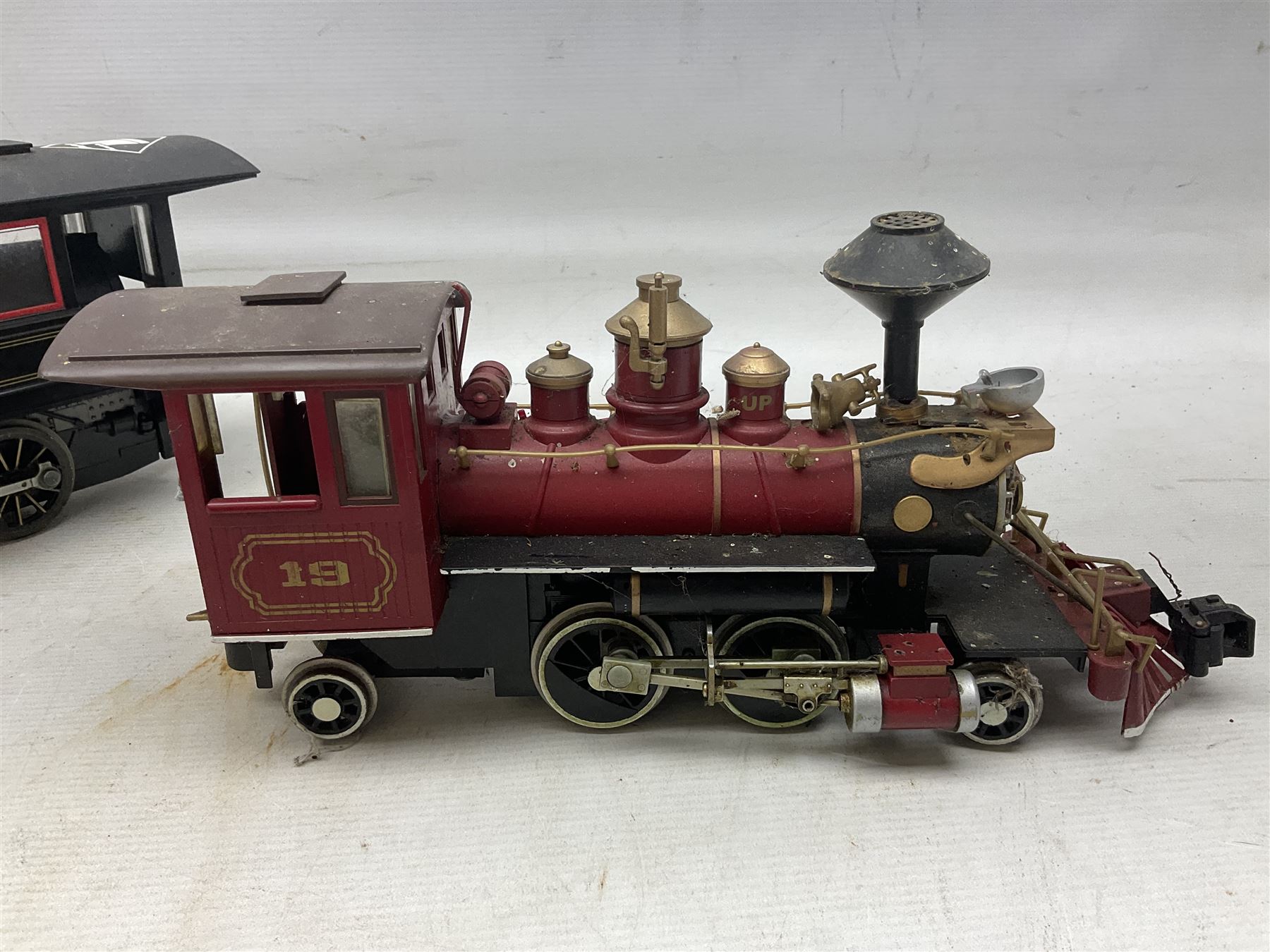 Bachmann G scale, gauge 1 2-4-2 steam locomotive, no F1101 'Old Timer ', together with a similar Bachmann 0-4-0 steam locomotive, both unboxed 
