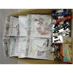  Ten Del Prado/Osprey Cavalry of 'The Napoleonic Wars' series diecast models, Tri-ang Scalextric Cooper and Lotus racing cars etc   