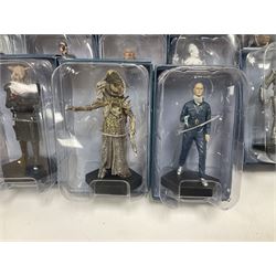‘Dr Who’ - Eaglemoss periodical Figurine Collection, comprising sixty-one figures, five still with original magazine; all boxed, all with factory tie-downs 