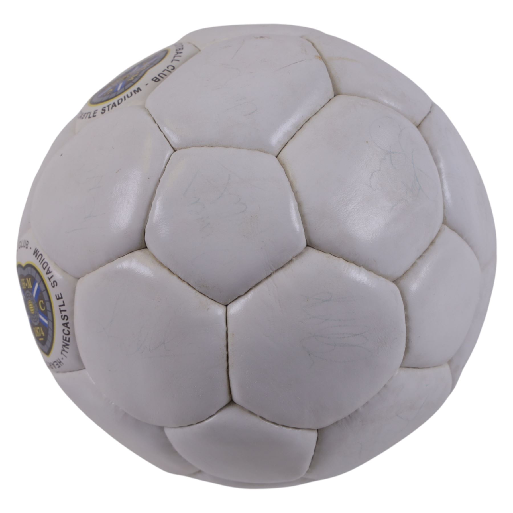 Four signed balls, including golf ball, signed at 2002 British open by Bernard Langer, Uni-Ball Basket Ball, signed by Edinburgh Rocks team 1998/99, football signed by Heart of Midlothian team, signed baseball and an unsigned Gunn & Moore cricket ball