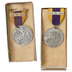 Three WWI medals to Lieutenant, later Captain John Barugh Fisher R.A.M.C. comprising War Medal, Victory Medal and 1914-15 Star,  George V Special Constabulary Medal to William Fisher and two 1902 Coronation medallions together with two photographs of John Fisher in uniform.
John Barugh Fisher (1888-1924) born in Amotherby, studied at Leeds University and became doctor in 1911