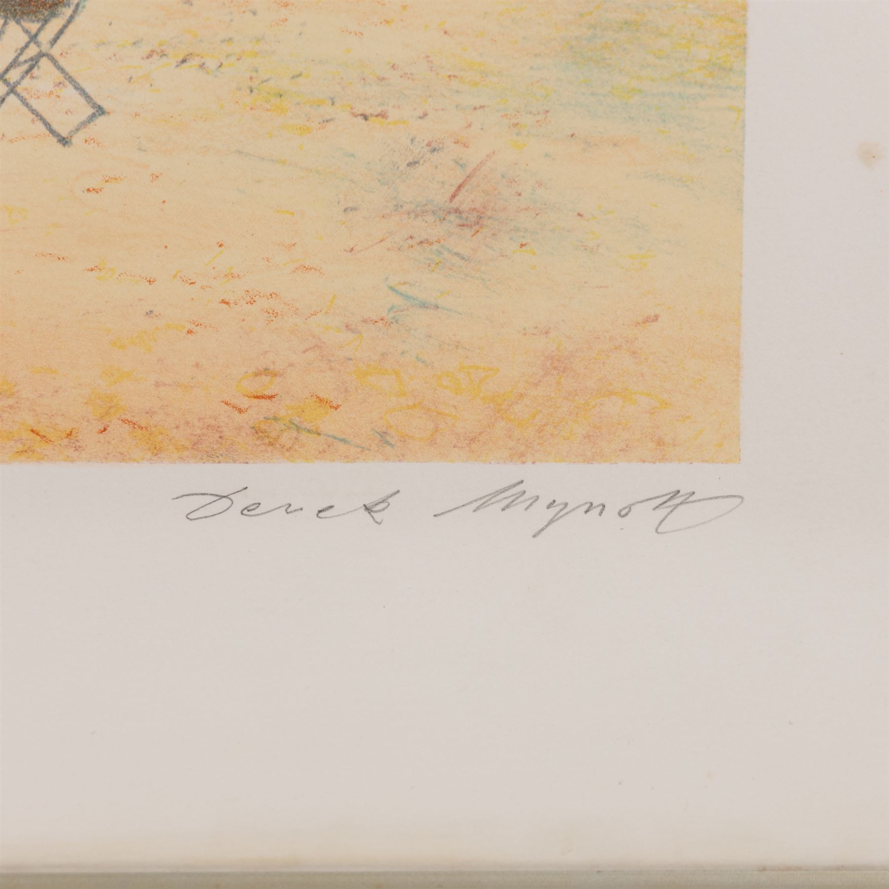Derek Mynott (British 1926-1994): Bandstand in Autumn, limited edition print signed and numbered 91/300 in pencil 39.5cm x 53.5cm 