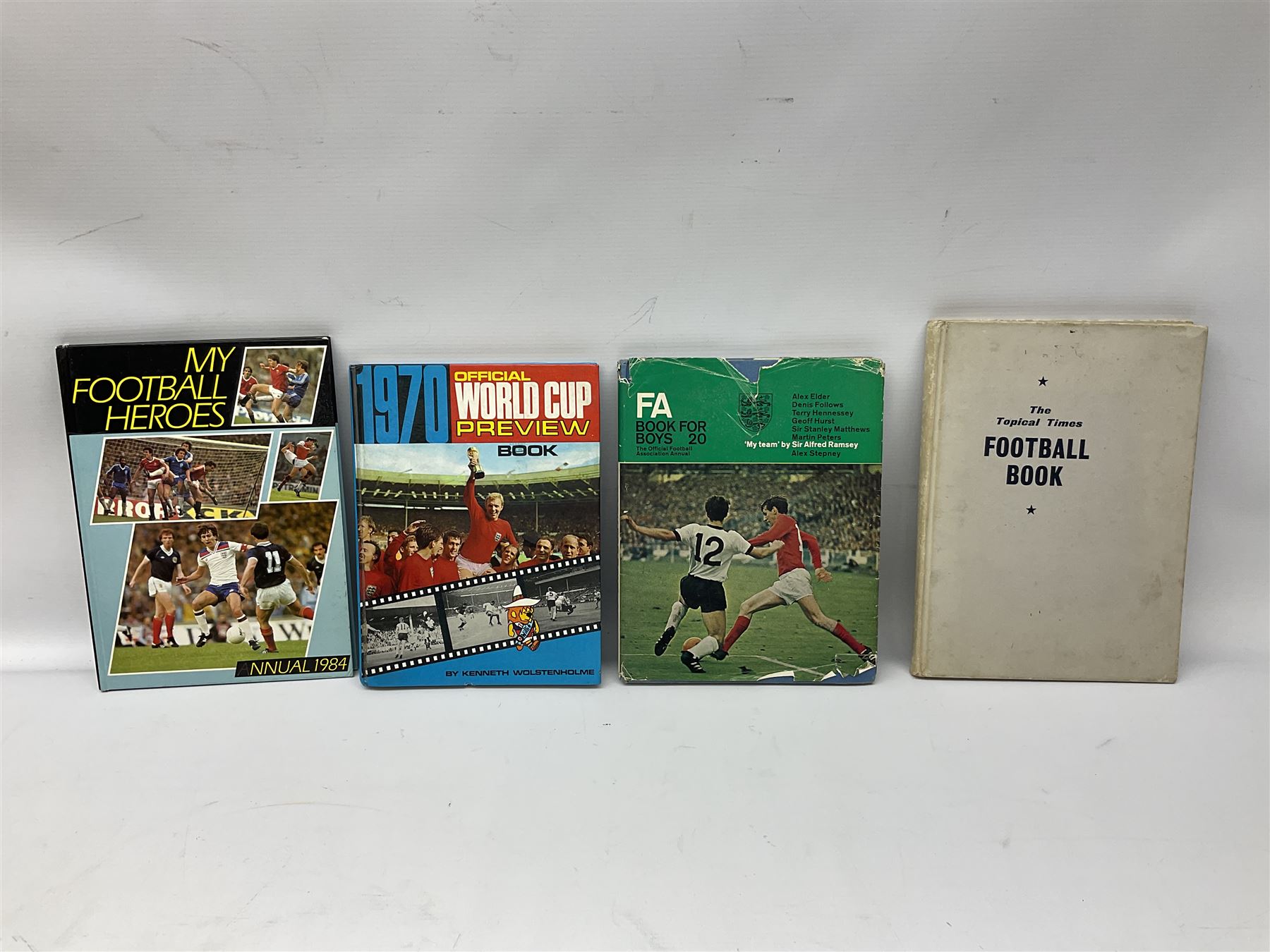 Crystal Palace signed leather football, late 1990s, including Steve Coppell, Simon Rodger, Tony Folan, Gareth Graham, Jamie Smith etc; and quantity of football books including 1966 World Cup booklets etc