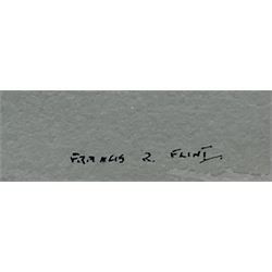 Francis Russell Flint (British 1915-1977): Continental River, watercolour signed 37cm x 55cm