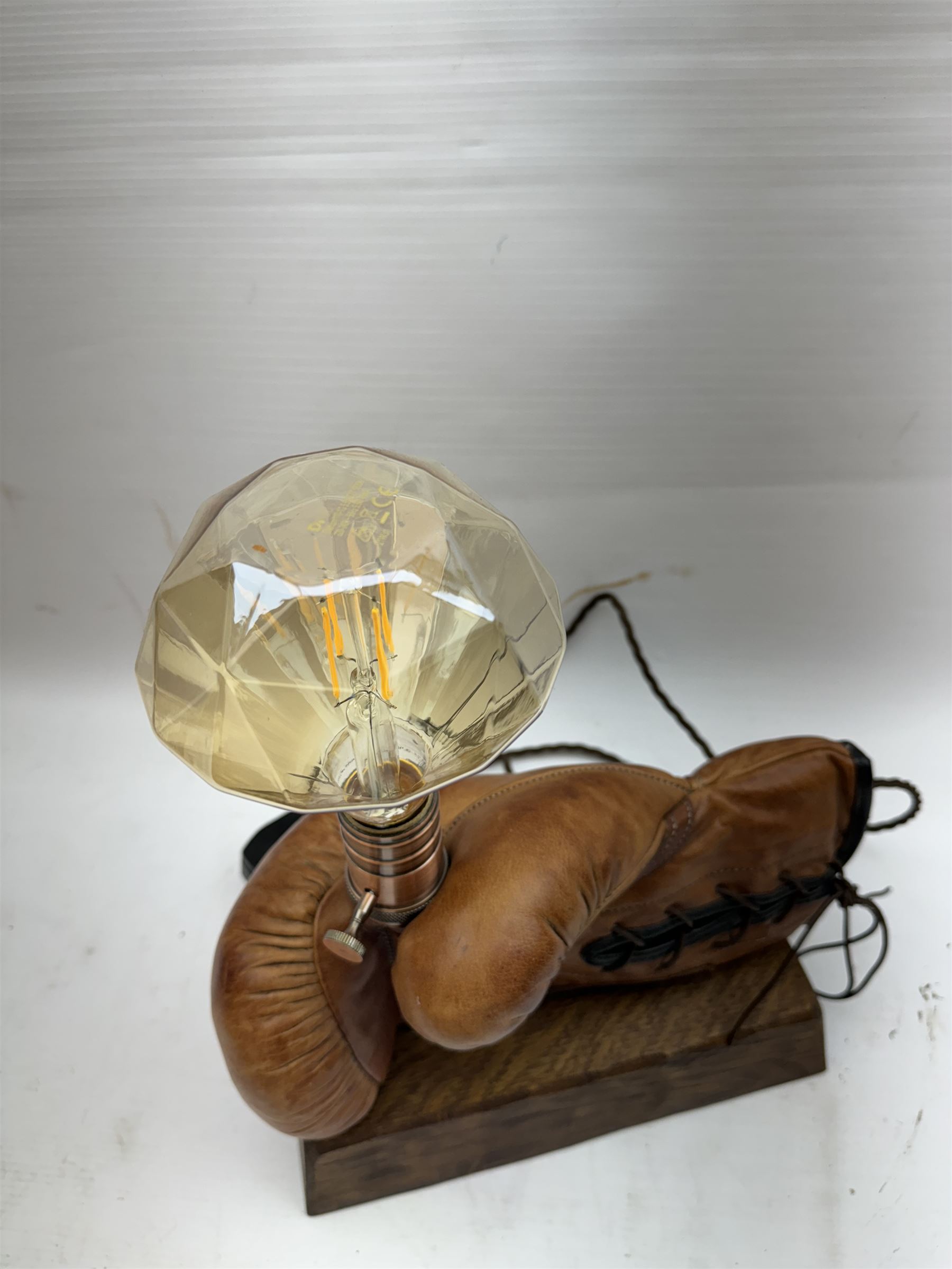 Boxing Glove table lamp H36cm
