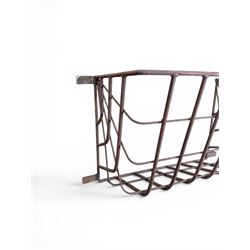 Large country stables wrought iron hay rack
