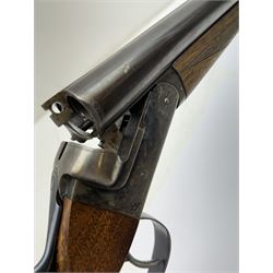 SHOTGUN CERTIFICATE REQUIRED - Belgian 12-bore double trigger boxlock side by side double barrel shotgun serial no 4479