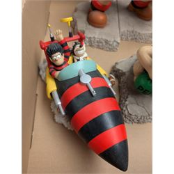 Robert Harrop The Beano Dandy Collection Menacemobile, boxed together with Robert Harrod Big Gnasher and Big Dennis, five Robert Harrod Camberwick Green collection figures, etc