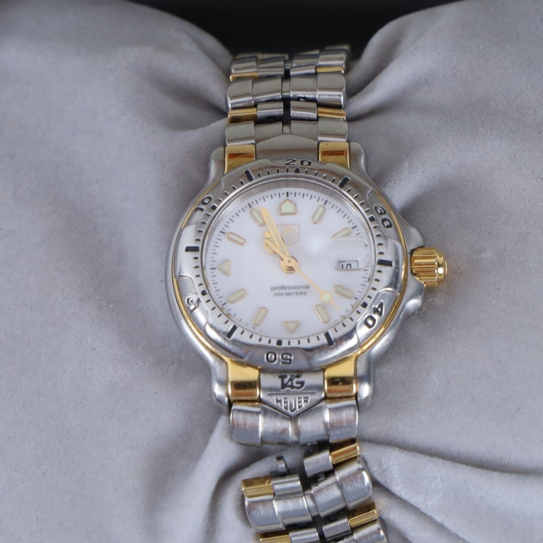 Tag Heuer ladies gold and stainless steel quartz wristwatch, Ref. WH1351 -K1 on original bracelet, boxed