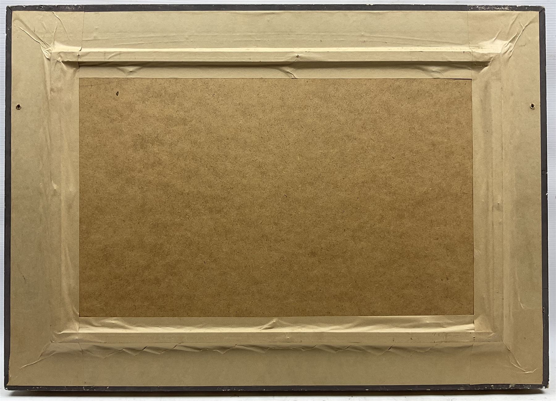 William Arthur Laurie Carrick (Scottish 1879-1964): View over Stonehaven Harbour, oil on board signed 34cm x 55cm