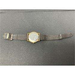 Gold plated Admiral full hunter pocket watch, together with a silver open face pocket watch, carnelian signet ring, Timex wristwatch, rolled gold Parker propelling pencil, Ronson Varaflame lighter and a plated cigar cutter