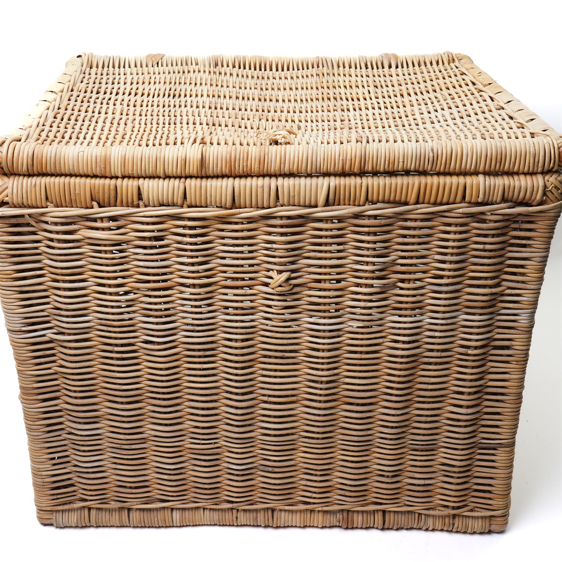 Large wicker basket 68cm x 54cm x 57cm