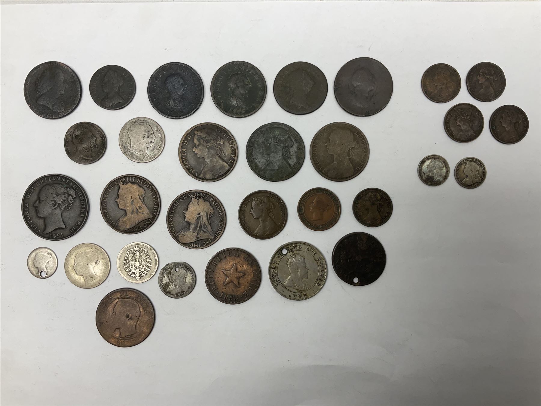 South Africa 1895 2 1/2 shillings, various Queen Elizabeth II five pound and two pound coins, pre euro coinage, pre decimal coinage etc
