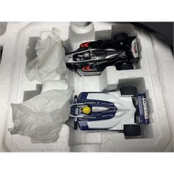 Scalextric - Formula One set with McLaren Mercedes and Williams BMW cars; and Speed Extreme set with Ford Focus cars; both boxed with accessories and paperwork; and Parker Pro-Action football game; boxed (3)