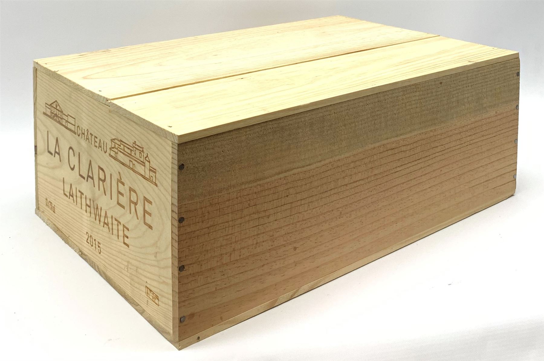 Chateau La Clariere Laithwaite 2015, 12 bottles, in the original wine crate