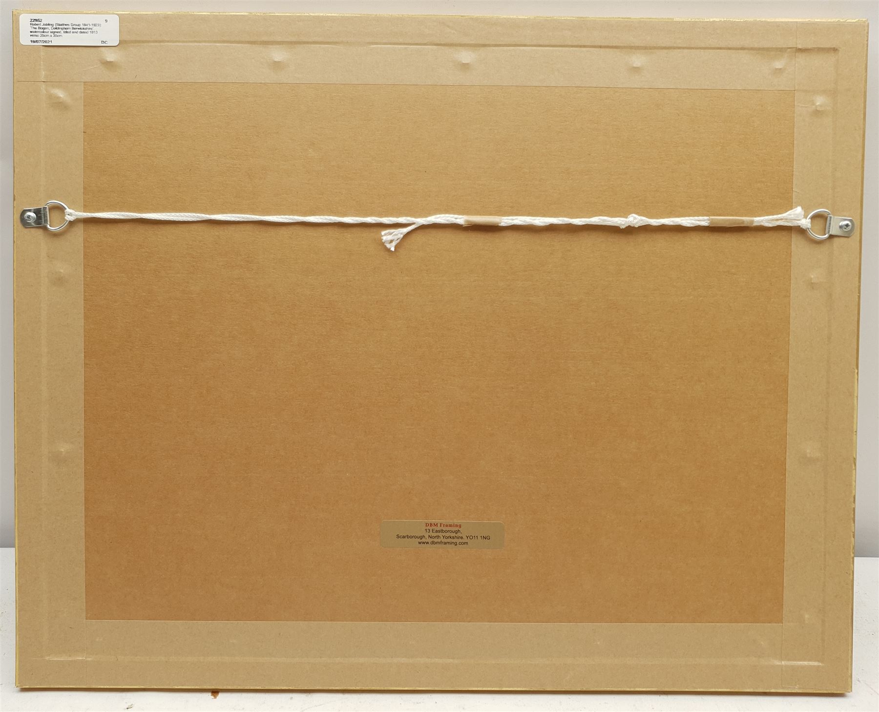 Robert Jobling (Staithes Group 1841-1923): 'The Bogan, Coldingham Berwickshire', watercolour signed, titled and dated 1913 verso 25cm x 35cm