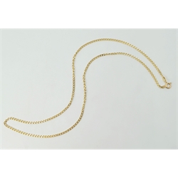  9ct gold chain necklace hallmarked  